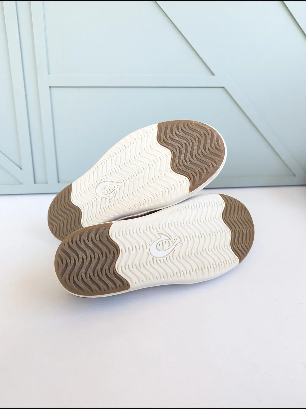 OluKai Men’s Slip-On Loafers in Light Brown